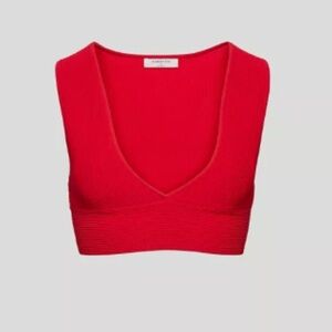 Brand new no tags, Babaton Aritzia red XXS crop top